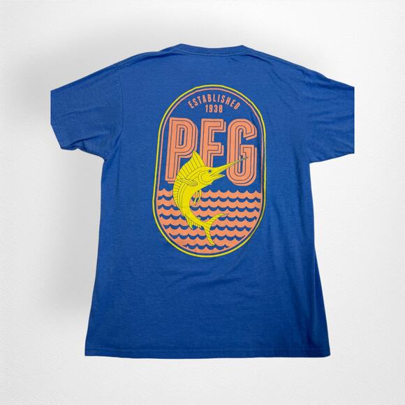 Columbia‎ Short Sleeve PFG Fishing Graphic T-Shirt Men's Large - Picture 1 of 6